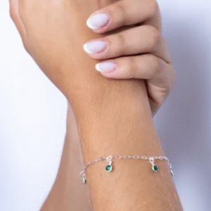 Pulseira Pontos de Luz Verde