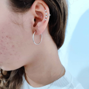 Argola Redonda Fio Redonda