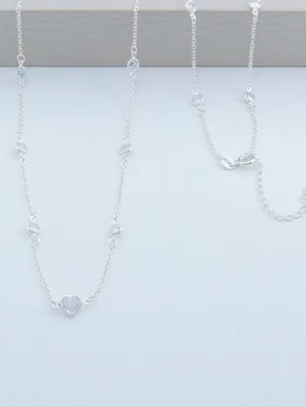 Gargantilha Cristal Coração